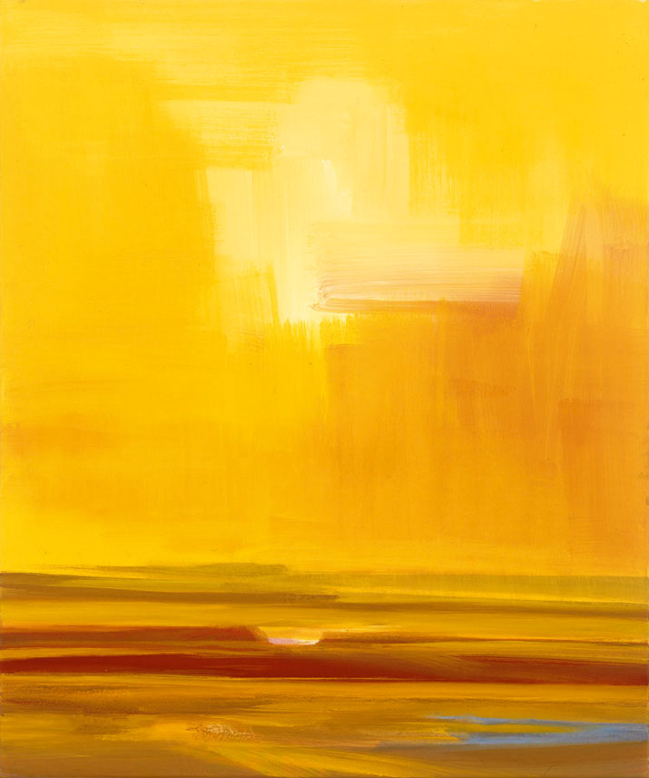 Bernd Zimmer | Sand. Wüste I, 2000 | Acryl/Leinwand | 120 × 100 cm | WVZ 1523