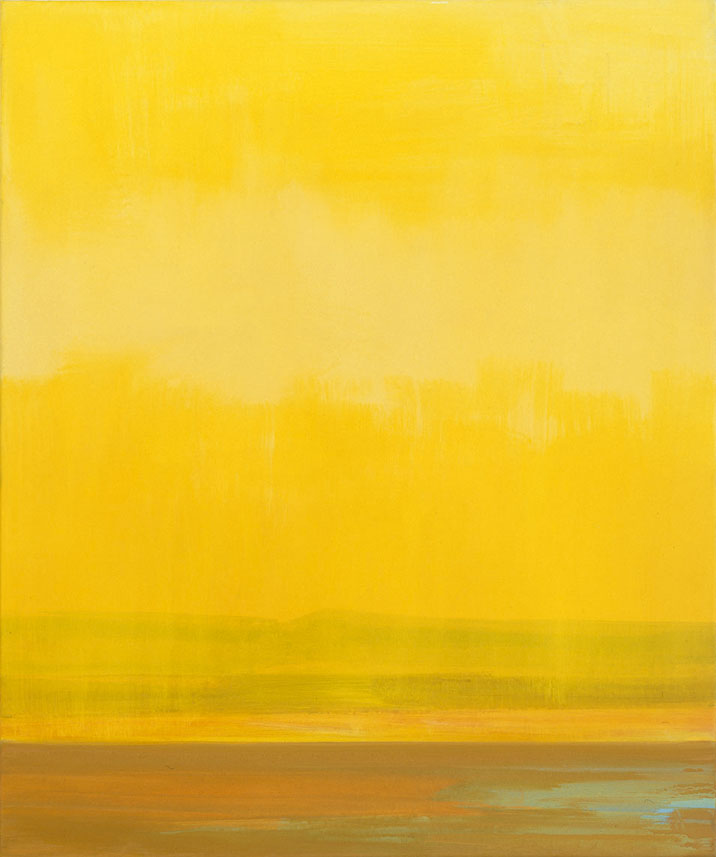 Bernd Zimmer | Sand. Wüste II, 2000 | Acryl/Leinwand | 120 × 100 cm | WVZ 1524