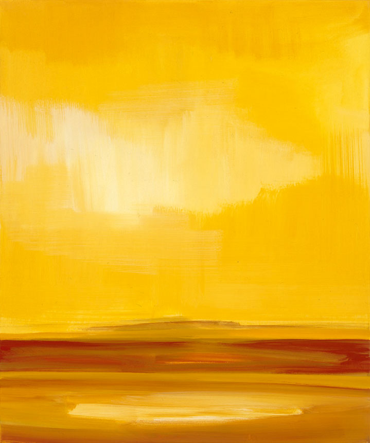 Bernd Zimmer | Sand. Wüste III, 2000 | Acryl/Leinwand | 120 × 100 cm | WVZ 1525