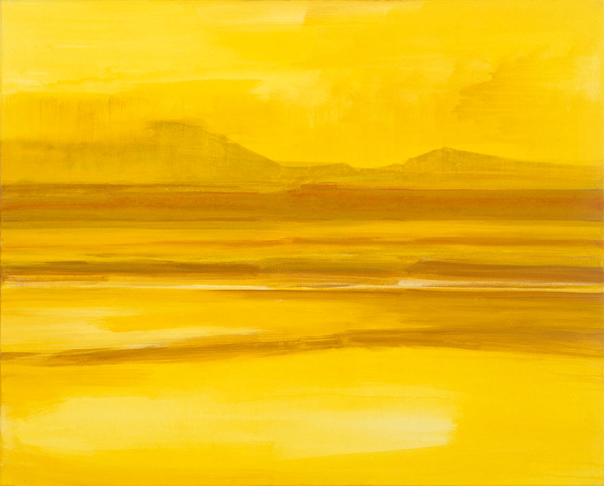 Bernd Zimmer | Namib. Morgen, 2000 | Acryl/Leinwand | 130 × 162 cm | WVZ 1527
