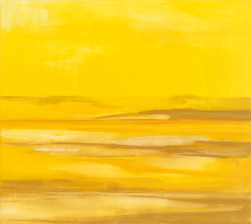 Bernd Zimmer | M’hamid. Sand, 2000 | Acryl/Leinwand | 170 × 190 cm | WVZ 1536