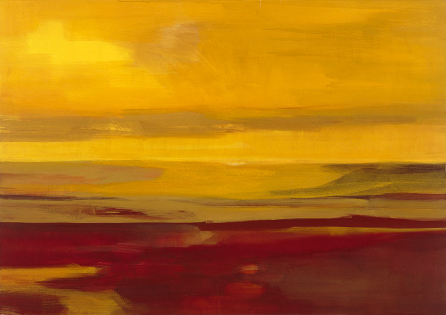 Bernd Zimmer | Sahara. Erg, 2000 | Acryl/Leinwand | 120 × 170 cm | WVZ 1539