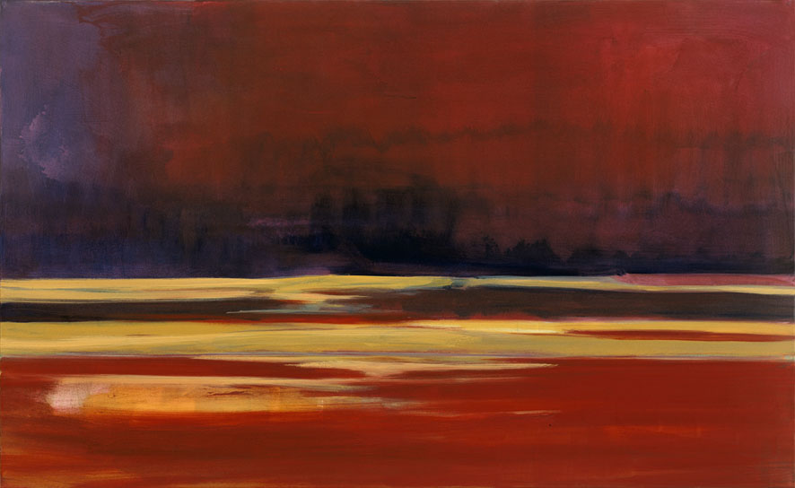 Bernd Zimmer | Sahara. Düne, 2000 | Acryl/Leinwand | 135 × 220 cm | WVZ 1540