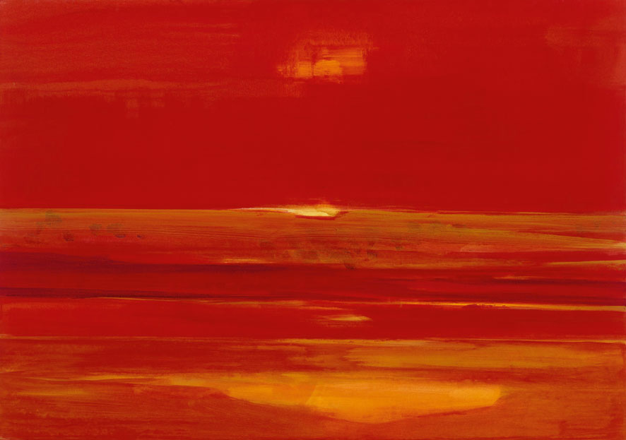 Bernd Zimmer | Wüste. Verweht, 2000 | Acryl/Leinwand | 120 × 170 cm | WVZ 1547