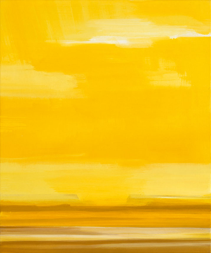 Bernd Zimmer | Namib. Sonne, 2002 | Acryl/Leinwand | 120 × 100 cm | WVZ 1607