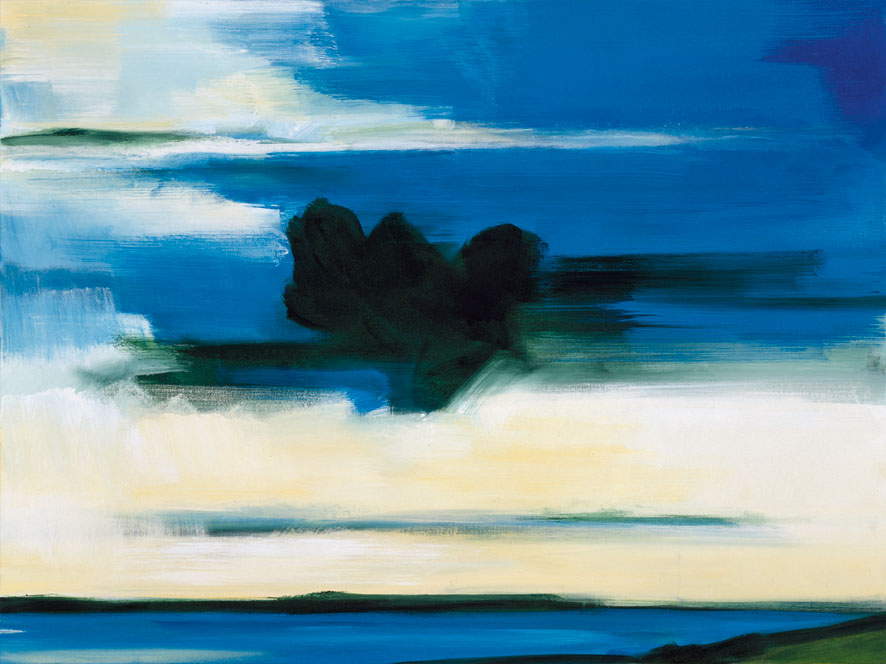 Bernd Zimmer | Onega. Wolken (I), 2004 | Acryl/Leinwand | 90 × 120 cm | WVZ 1868