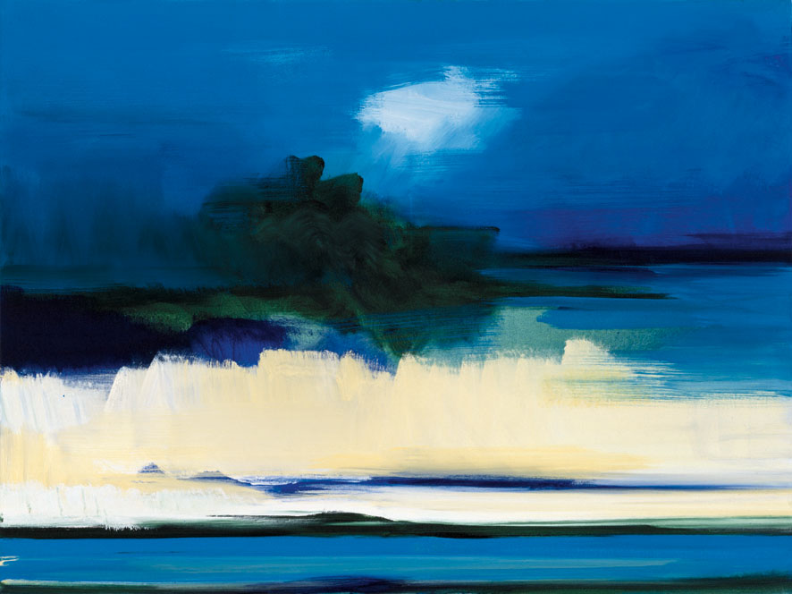Bernd Zimmer | Onega. Wolken (II), 2004 | Acryl/Leinwand | 90 × 120 cm | WVZ 1869