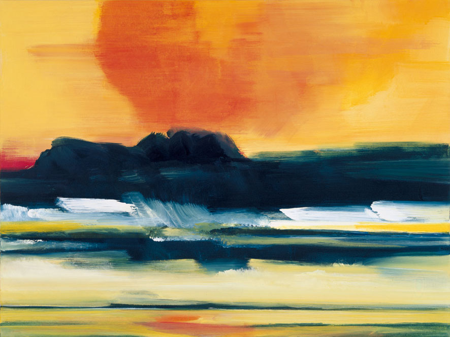 Bernd Zimmer | Mittsommer. Sonnenaufgang, 2004 | Acryl/Leinwand | 90 × 120 cm | WVZ 1894