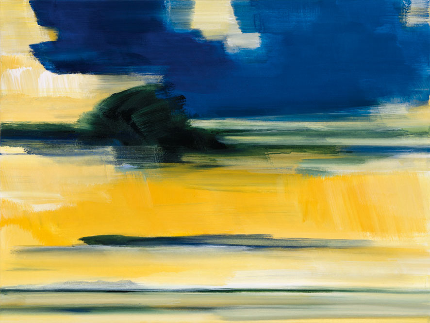 Bernd Zimmer | Himmel über Walam (III), 2004 | Acryl/Leinwand | 90 × 120 cm | WVZ 1896