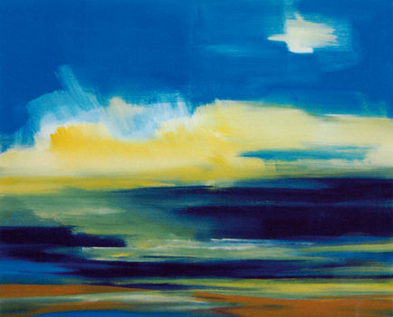 Bernd Zimmer | Wolken, 2005 | Acryl/Leinwand | 85 × 105 cm | WVZ 1913