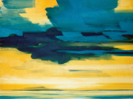 Bernd Zimmer | Himmel über Walam V, 2004/05 | Acryl/Leinwand | 90 × 120 cm | WVZ 1918