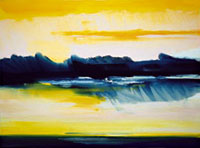 Bernd Zimmer | Wolken über Walam VIII, 2005 | Acryl/Leinwand | 90 × 120 cm | WVZ 1922