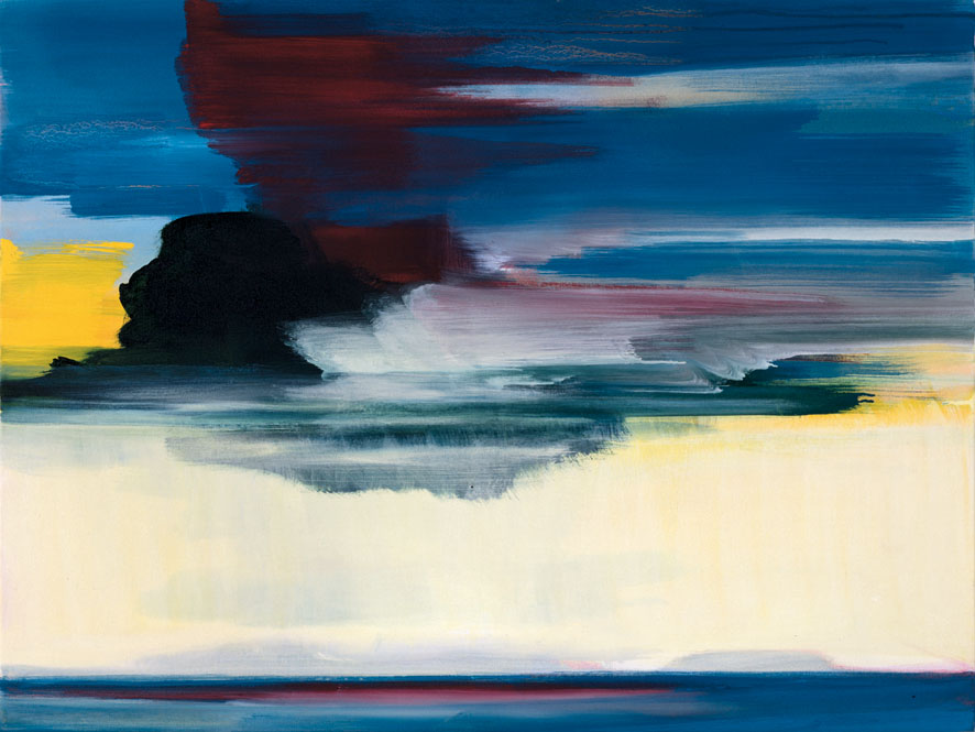 Bernd Zimmer | Wolken über Walam IX, 2005 | Acryl/Leinwand | 90 × 120 cm | WVZ 1923