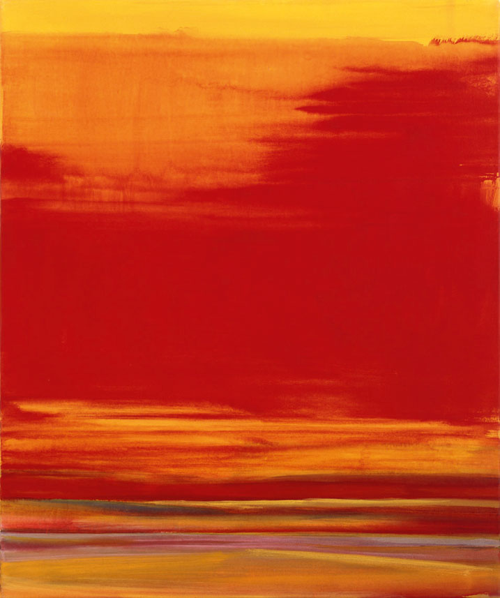 Bernd Zimmer | Wüste. Restlicht, 2005 | Acryl/Leinwand | 120 × 100 cm | WVZ 1931