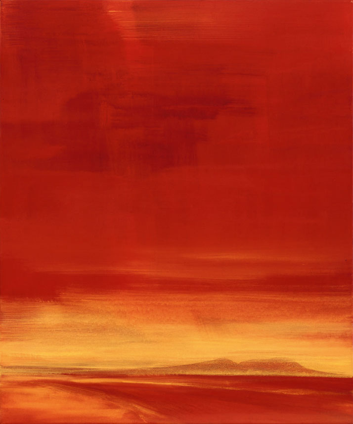 Bernd Zimmer | Sonneneinfall. Wüste, 2006 | Acryl/Leinwand | 120 × 100 cm | WVZ 1942