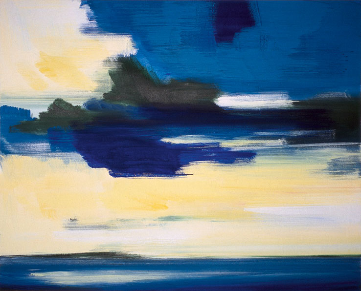 Bernd Zimmer | Himmel über Walam (l), 2007 | Acryl/Leinwand | 85 × 105 cm | WVZ 1970