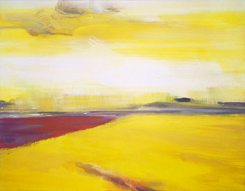 Bernd Zimmer | Offenes Land, 2007 | Acryl/Leinwand | 80 × 100 cm | WVZ 2015