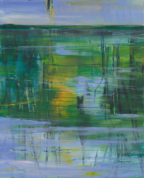 Bernd Zimmer | Alles fließt II, 2008 | Acryl/Leinwand | 160 × 130 cm | WVZ 2050