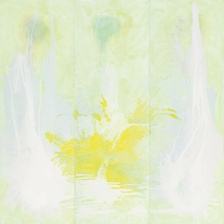 Bernd Zimmer | Trinität, 2009 | Acryl, Lack | 360 × 360 cm, 3-teilig | WVZ 2148