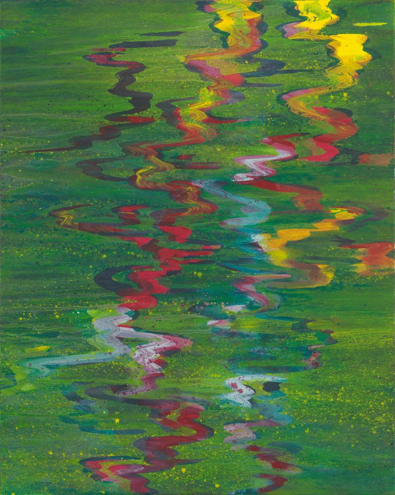Bernd Zimmer | Im Fluss IX, 2013 | Acryl/Leinwand | 150 x 120 cm | WVZ 2398