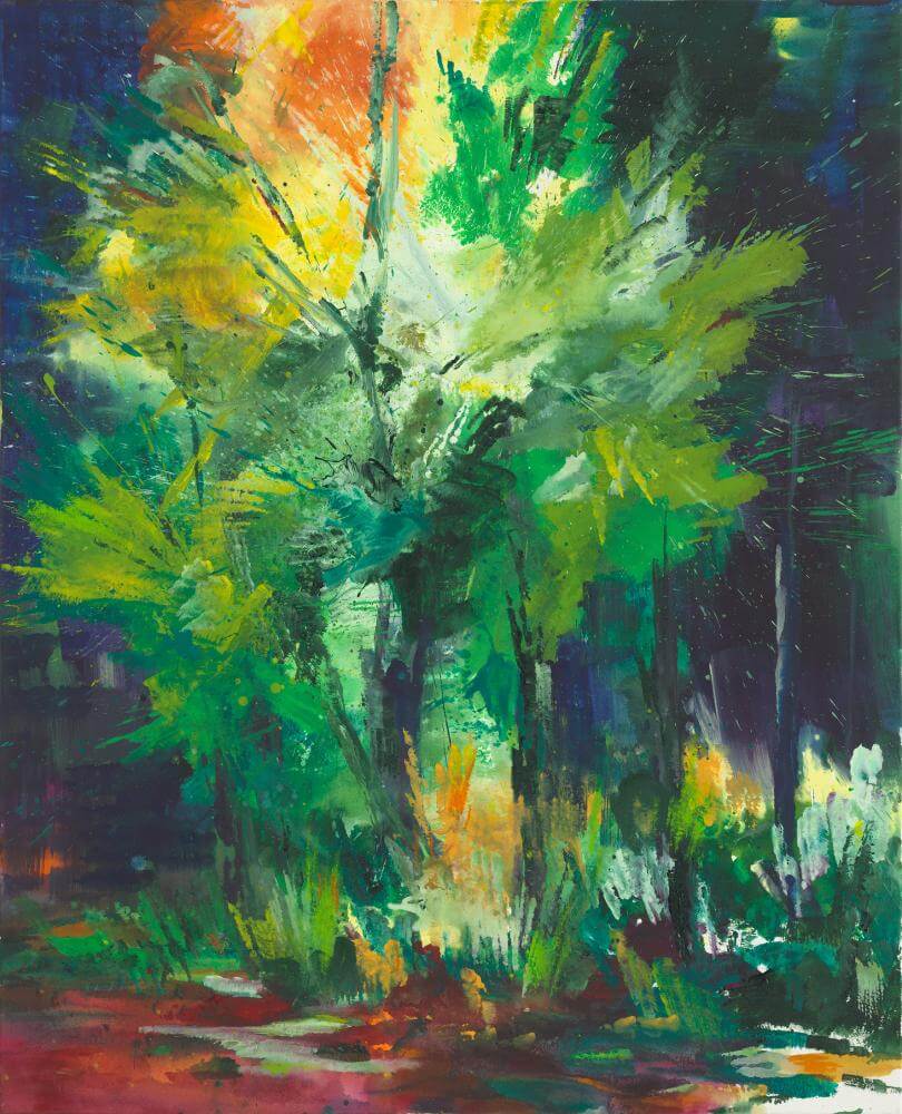 Bernd Zimmer | Magic tree III, 2013 | Acryl/Leinwand | 160 x 130 cm | WVZ 2408