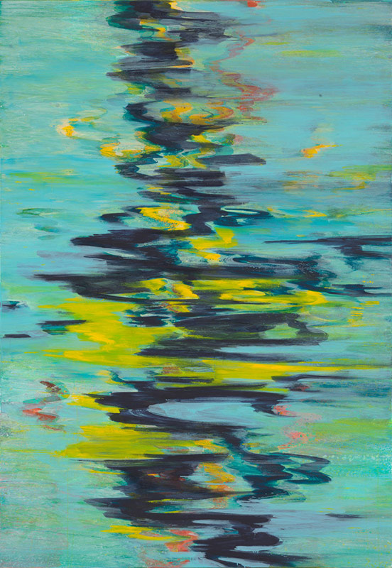 Bernd Zimmer | Schwimmendes Licht V, 2015/19 | Acryl/Leinwand | 290 x 200 cm | WVZ 2465