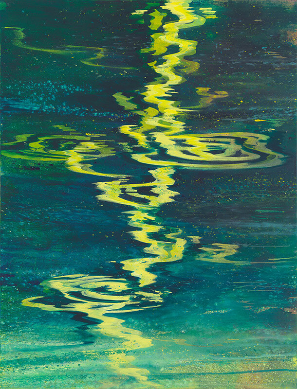 Bernd Zimmer | Im Fluss XV, 2015 | Acryl/Leinwand | 210 x 160 cm | WVZ 2466