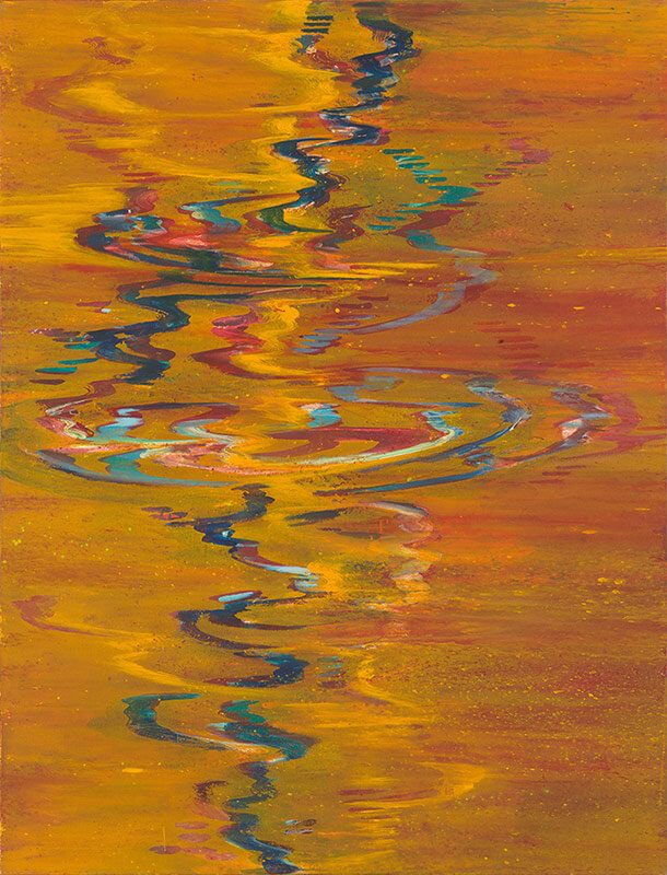 Bernd Zimmer | Im Fluss XIX, 2014/15 | Acryl/Leinwand | 210 x 160 cm | WVZ 2470