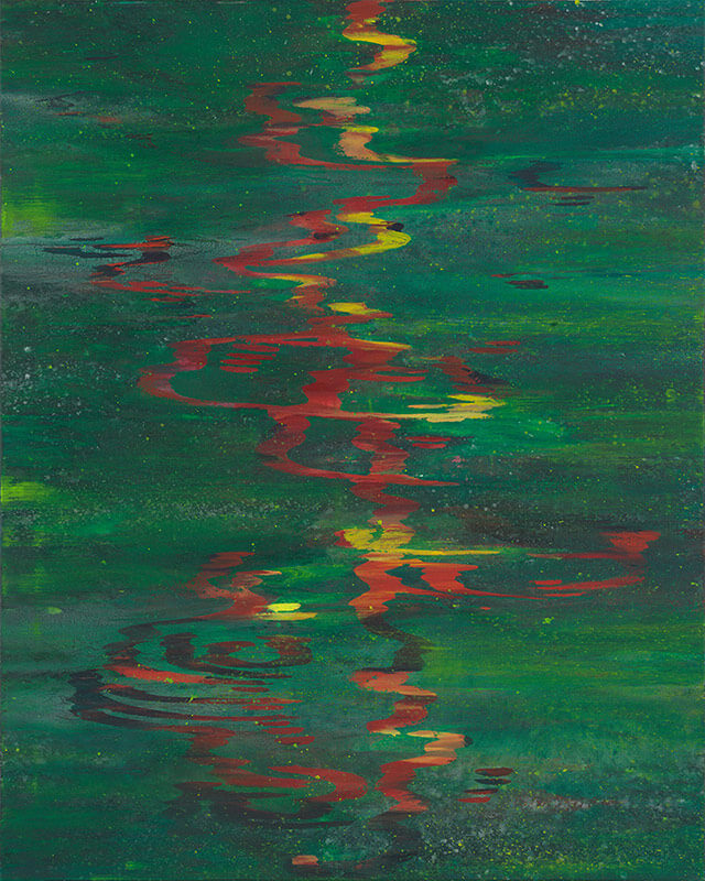 Bernd Zimmer | Im Fluss VII, 2014/15 | Acryl/Leinwand | 150 x 120 cm | WVZ 2473