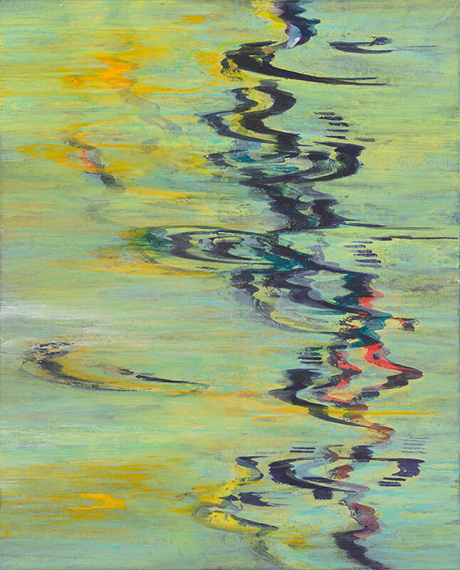 Bernd Zimmer | Im Fluss IX, 2014/15 | Acryl/Leinwand | 160 x 130 cm | WVZ 2474