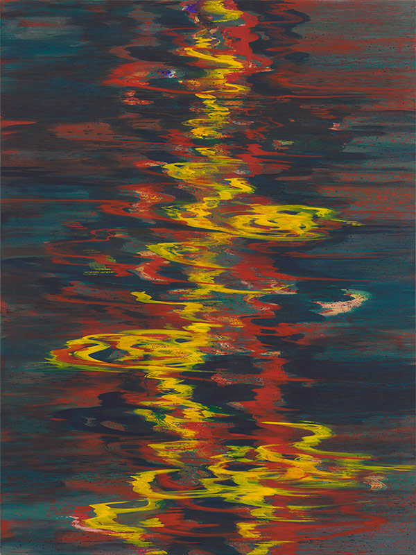 Bernd Zimmer | Fluss XI, 2014/15 | Acryl/Leinwand | 200 x 150 cm | WVZ 2476