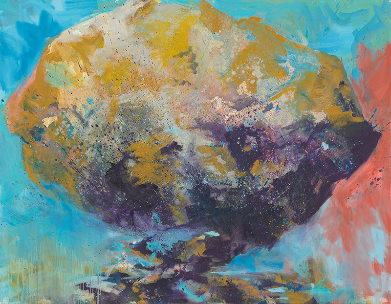 Bernd Zimmer | Skyball I. Vishnu's Butterball, 2016 | Acryl/Leinwand | 210 x 260 cm | WVZ 2535