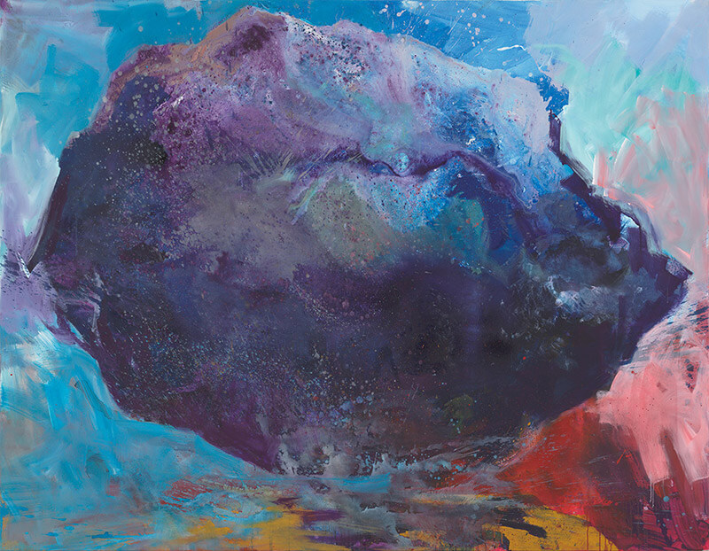 Bernd Zimmer | Skyball II. Vishnu's Butterball, 2016 | Acryl/Leinwand | 210 x 260 cm | WVZ 2536