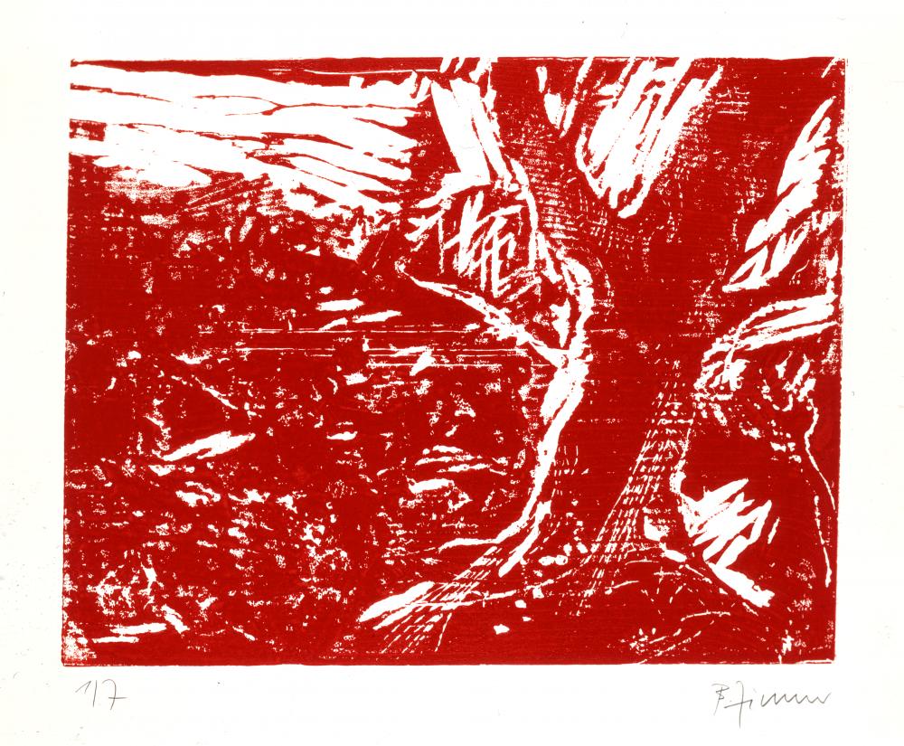 Bernd Zimmer | Baum, 1990 | 55,0 x 61,0 cm | 7 Exemplare | WVZ 012