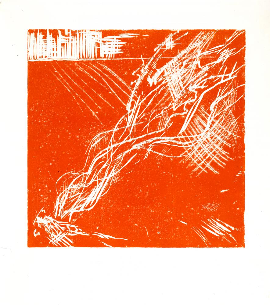 Bernd Zimmer | Feuer, 1990 | 155,0 x 140,0 cm | Unikat | WVZ 021.1