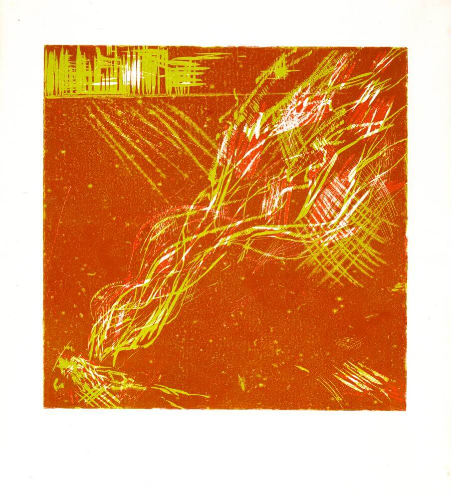 Bernd Zimmer | Feuer, 1990 | 155,0 x 140,0 cm | Unikat | WVZ 021.2