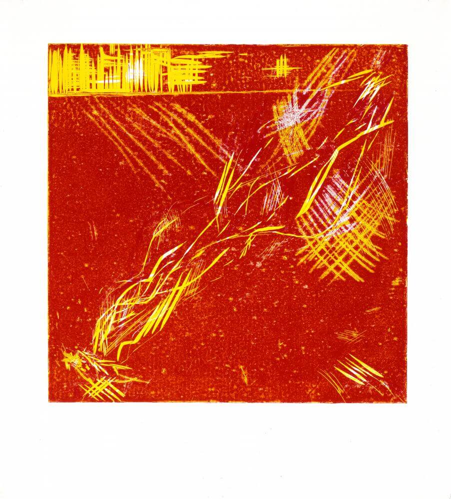 Bernd Zimmer | Feuer, 1990 | 155,0 x 140,0 cm | Unikat | WVZ 021.5