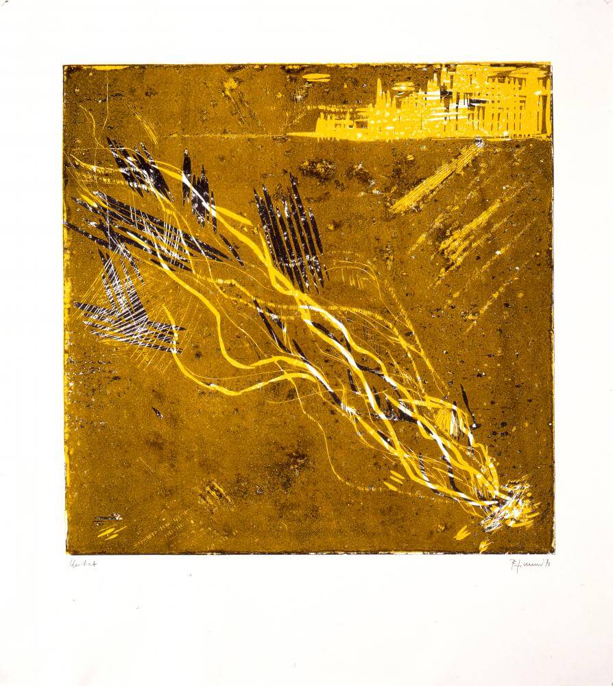 Bernd Zimmer | Feuer. Fabrik, 1990 | 155,0 x 140,0 cm | Unikat | WVZ 023.2