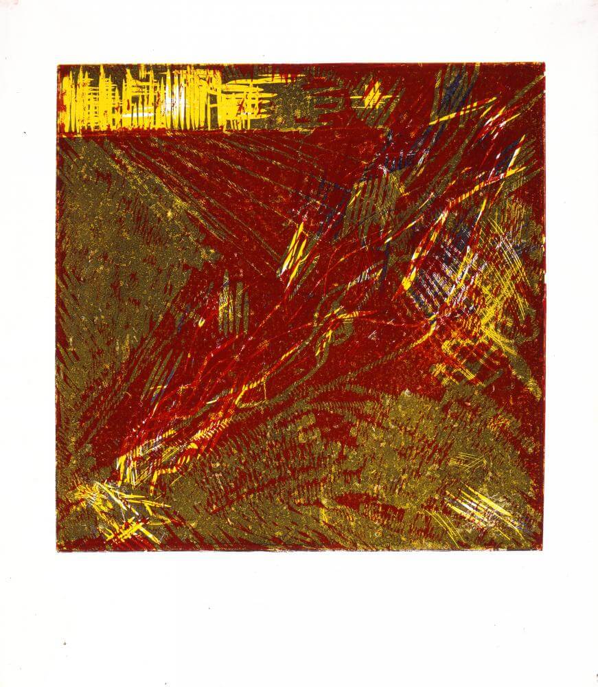 Bernd Zimmer | Feuer. Rauch, 1990 | 155,0 x 140,0 cm | Unikat | WVZ 024.2
