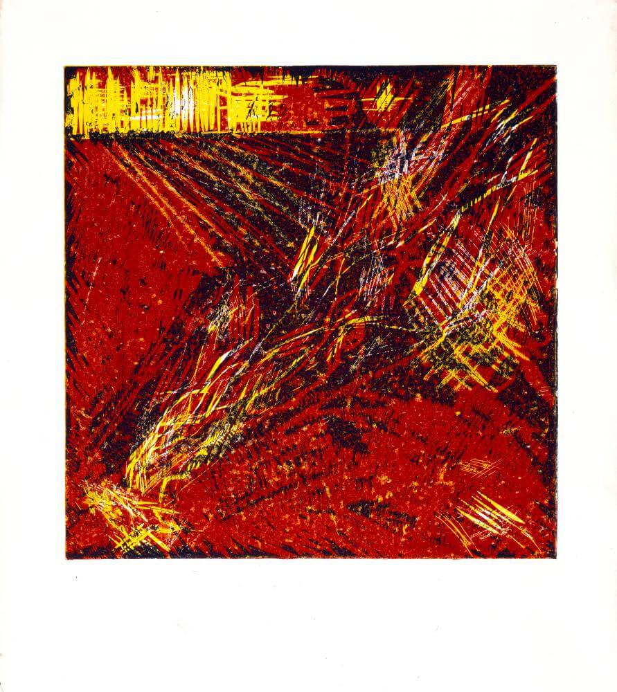 Bernd Zimmer | Feuer. Rauch, 1990 | 155,0 x 140,0 cm | Unikat | WVZ 024.4