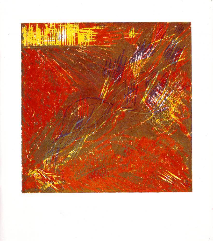 Bernd Zimmer | Feuer. Rauch, 1990 | 155,0 x 140,0 cm | Unikat | WVZ 024.5