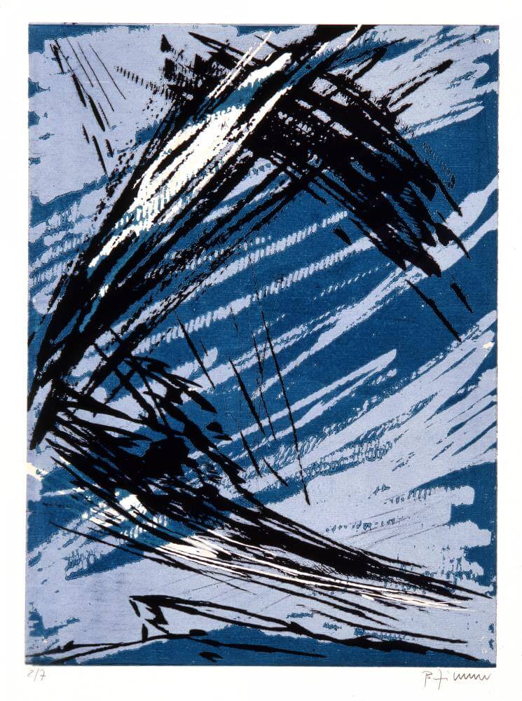 Bernd Zimmer | Kalt, 1991 | 64,5 x 47,8 cm | 7 Exemplare | WVZ 052
