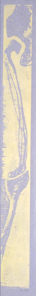 Bernd Zimmer | Knochen. Hüfte, 1992 | 207,0 x 24,0 cm | 5 Exemplare | WVZ 070