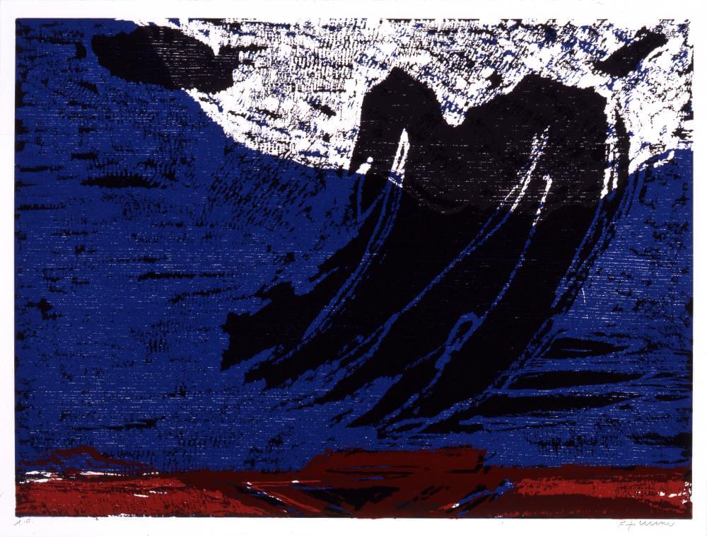 Bernd Zimmer | Frühling (Blatt 1 der Serie „Jahreszeiten“), 1992 | 64,0 x 84,0 cm | 50 Exemplare | WVZ 087