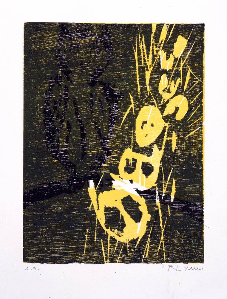 Bernd Zimmer | Uhu, 1995 | 50,0 x 38,0 cm | 100 Exemplare | WVZ 108