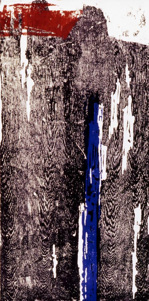 Bernd Zimmer | ERDSCHNITT, 1995 | 156,0 x 78,0 cm | Unikat | WVZ 129