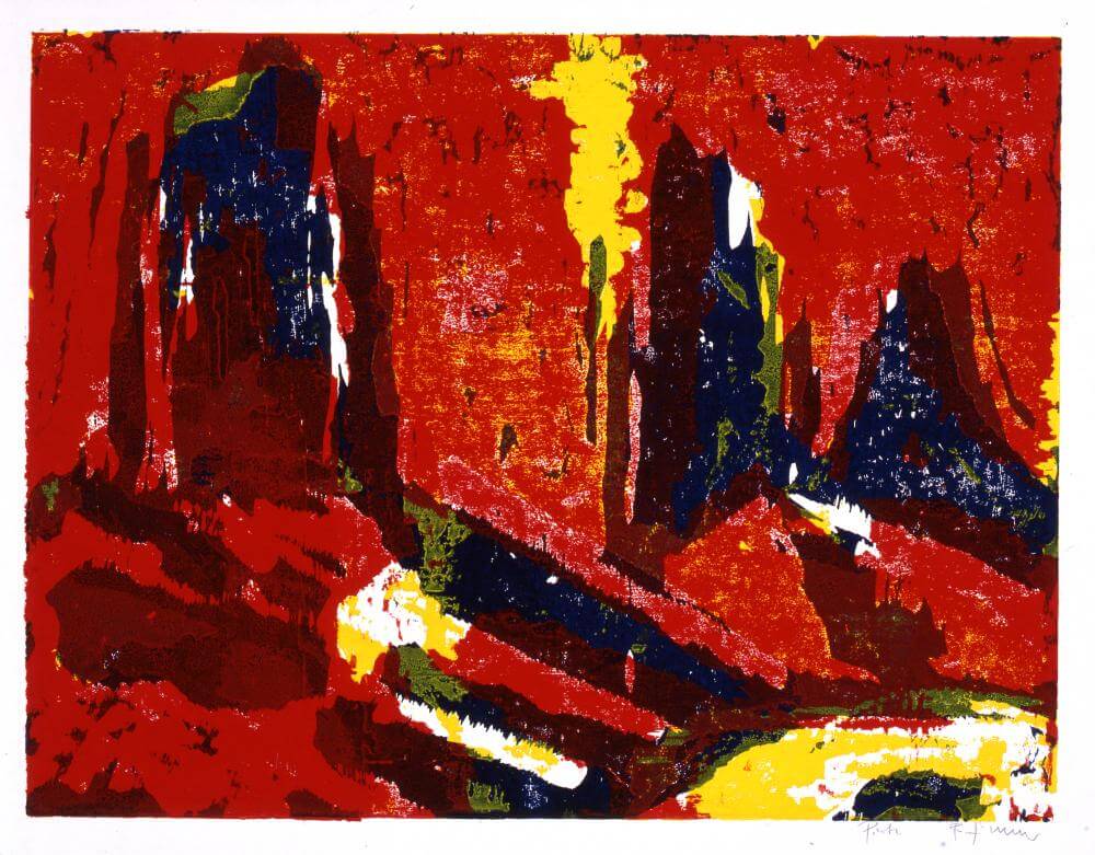Bernd Zimmer | Hathieu (2), 1996 | 50,0 x 64,0 cm | 40 Exemplare | WVZ 149
