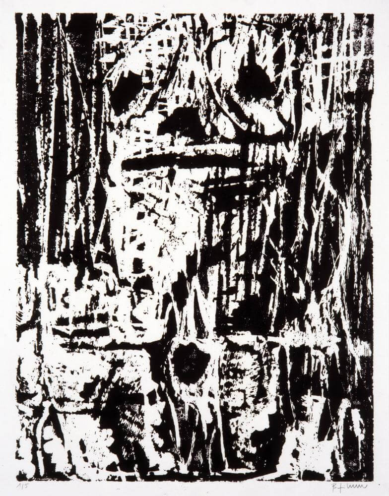 Bernd Zimmer | Tiki. Marae, 1996 | 64,0 x 50,0 cm | 5 Exemplare | WVZ 153.2