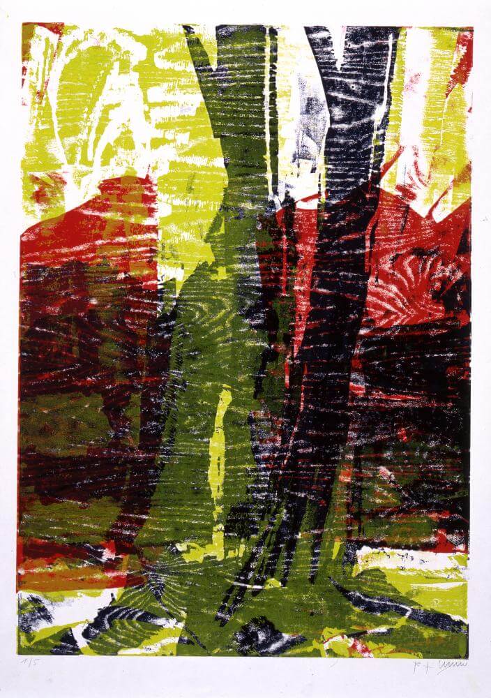 Bernd Zimmer | Marae. Dschungel, 1997 | 100 x 70,0 cm | 5 Exemplare | WVZ 156.2