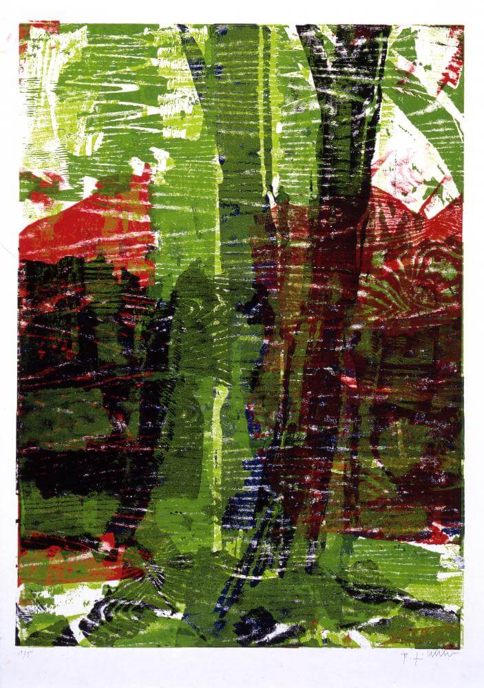 Bernd Zimmer | Marae. Dschungel, 1997 | 100 x 70,0 cm | 5 Exemplare | WVZ 156.4